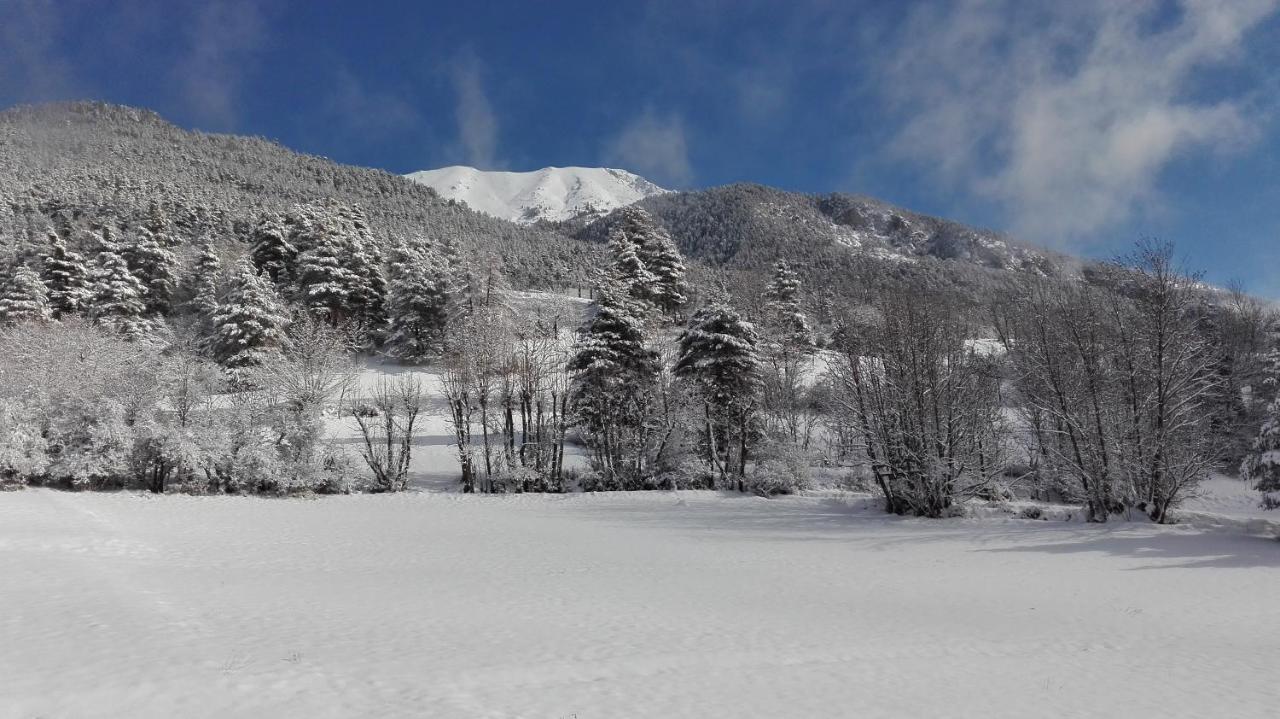 Chalet Serre Cambeou Piscine&Spa Saint Chaffrey Bagian luar foto