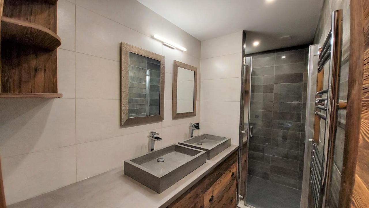 Chalet Serre Cambeou Piscine&Spa Saint Chaffrey Bagian luar foto