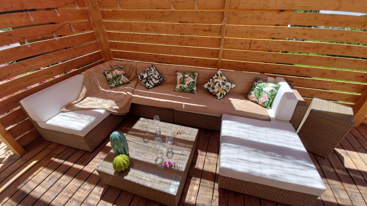 Chalet Serre Cambeou Piscine&Spa Saint Chaffrey Bagian luar foto