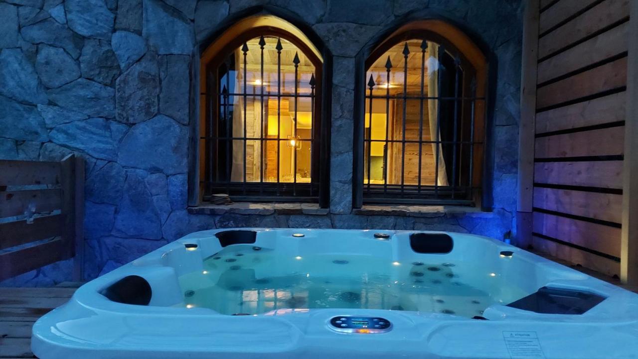 Chalet Serre Cambeou Piscine&Spa Saint Chaffrey Bagian luar foto