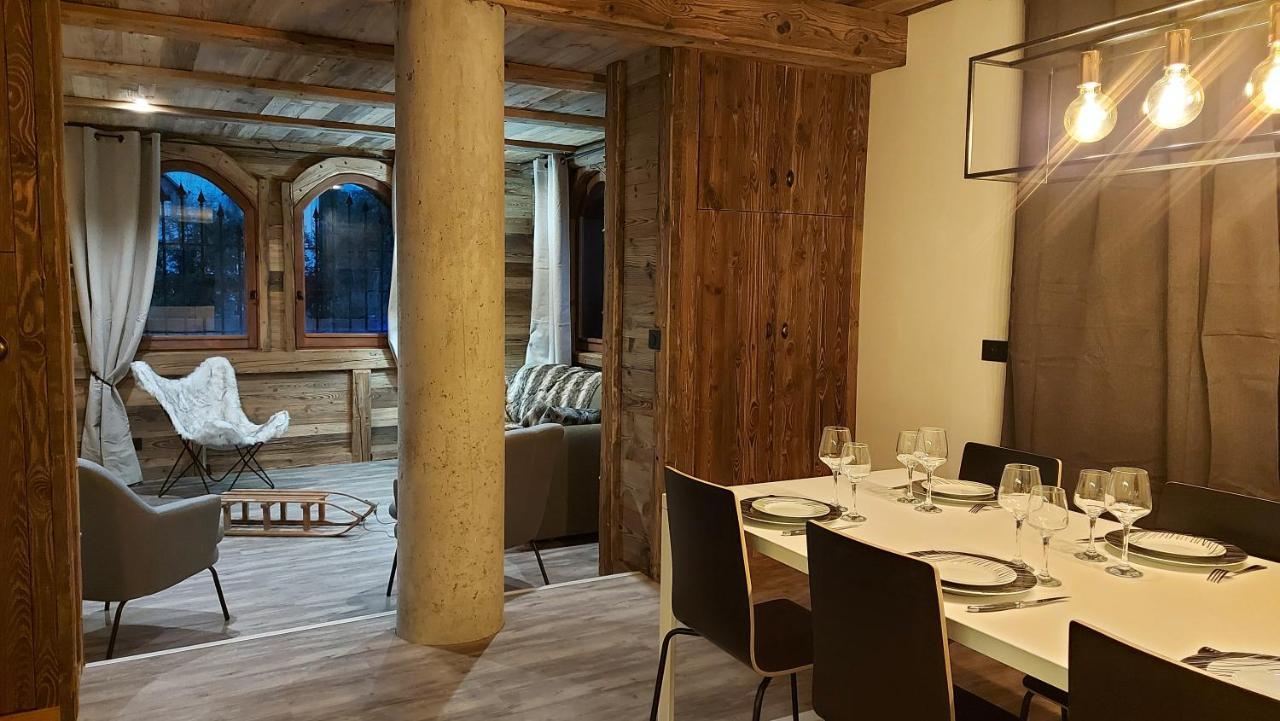 Chalet Serre Cambeou Piscine&Spa Saint Chaffrey Bagian luar foto